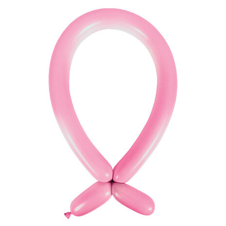 Mooideco - Standard Pink Anagram ballonnen 260 modeleer