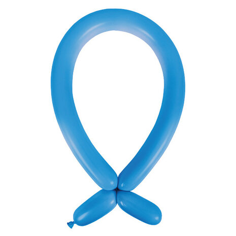 Mooideco - Standard Bright Royal Blue Anagram ballonnen 260 modeleer