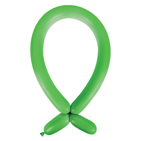 Mooideco - Standard Festive Green Anagram ballonnen 260 modeleer