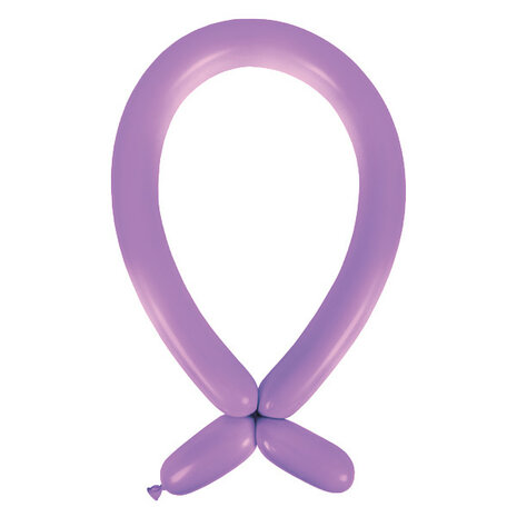 Mooideco - Standard Purple Anagram ballonnen 260 modeleer