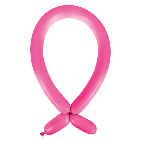 Mooideco - Fashion Hot Pink Anagram ballonnen 260 modeleer