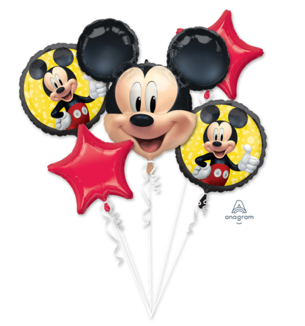 Mooideco - Mickey Mouse bouquet - 25 inch en 18 inch ballonnen - ballonnenboeket