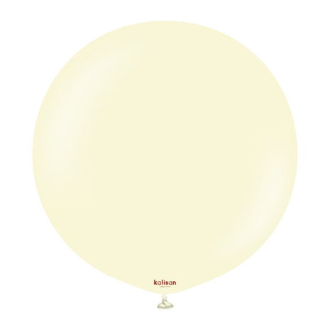 Mooideco - Kalisan Macaron Pale Yellow - 36 inch ballonnen