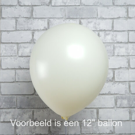 Mooideco - Kalisan Macaron Pale Yellow - 36 inch ballonnen
