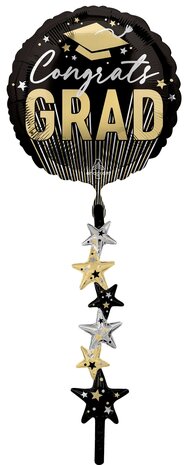Mooideco - Airwalker Stripes on stripes grad - geslaagd - 67 inch - Anagram