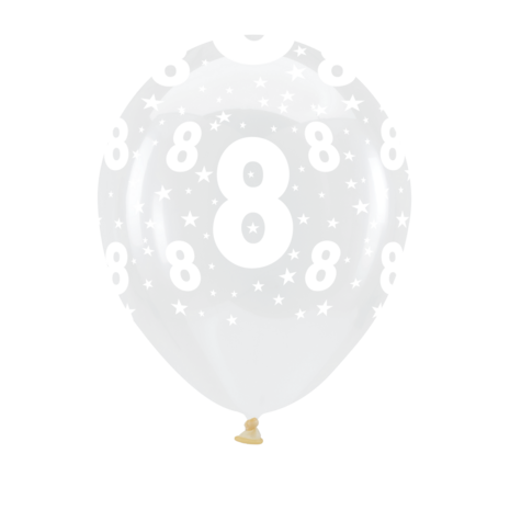 Mooideco - R12 - Stars 8 around - Crystal Clearz Clear - B30 Anagram