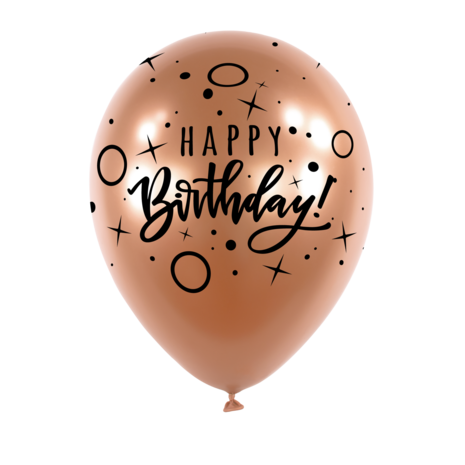 Mooideco - R12 - Bday dots &amp; sparkles - Satin Luxe Rose Copper - B20 Anagram