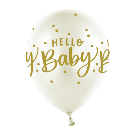 Mooideco - R12 - Hello Baby Dots - Pearl Frosty White &amp; Pearl Ivory - B10 Anagram