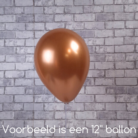 Mooideco - Satin Luxe Amber Anagram ballonnen 12 inch helium ballonnen