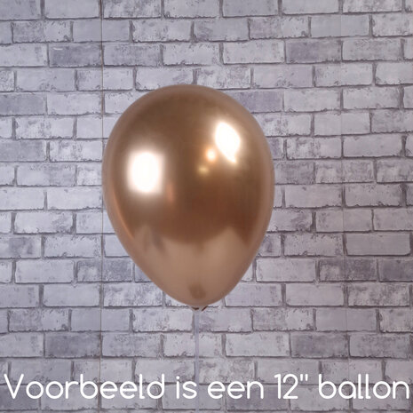 Mooideco - Satin Luxe Gold Sateen Anagram ballonnen 12 inch helium ballonnen