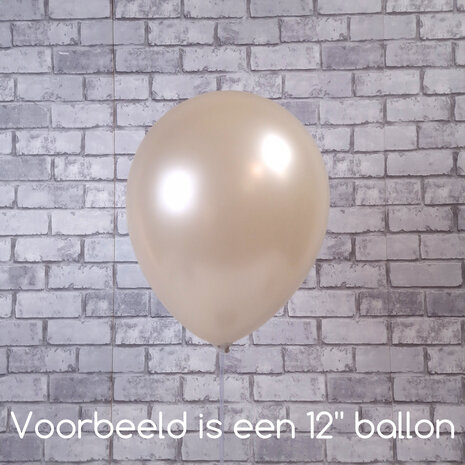 Mooideco - Pearl Ivory Anagram ballonnen 5 inch