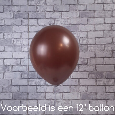 Mooideco - Fashion Chocolate Anagram ballonnen 12 inch helium ballonnen