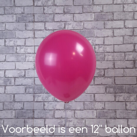 Mooideco - Fashion Hot Pink Anagram ballonnen 5 inch