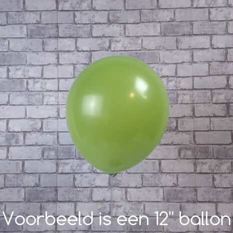 Mooideco - Fashion Kiwi Green Anagram ballonnen 24 inch grote helium ballonnen