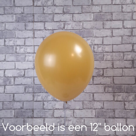 Mooideco - Fashion Mustard Yellow Anagram ballonnen 24 inch grote helium ballonnen