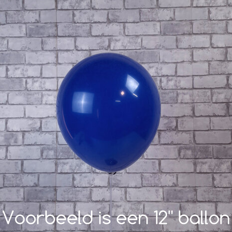 Mooideco - Fashion Ocean Blue Anagram ballonnen 24 inch grote helium ballonnen