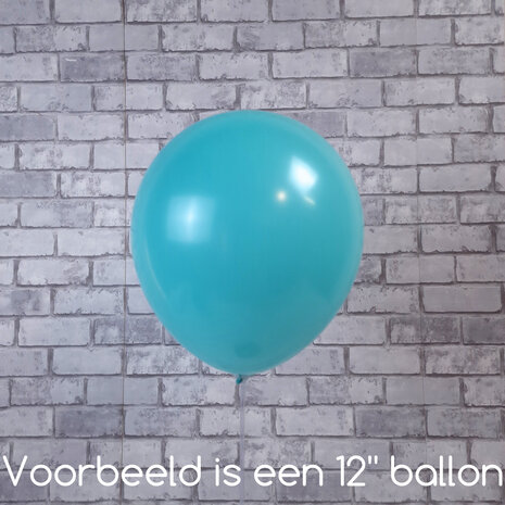 Mooideco - Fashion Robin&#039;s Egg Blue Anagram ballonnen 12 inch helium ballonnen