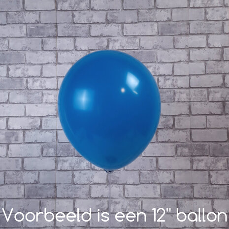 Mooideco - Fashion Tranquil Blue Anagram ballonnen 5 inch