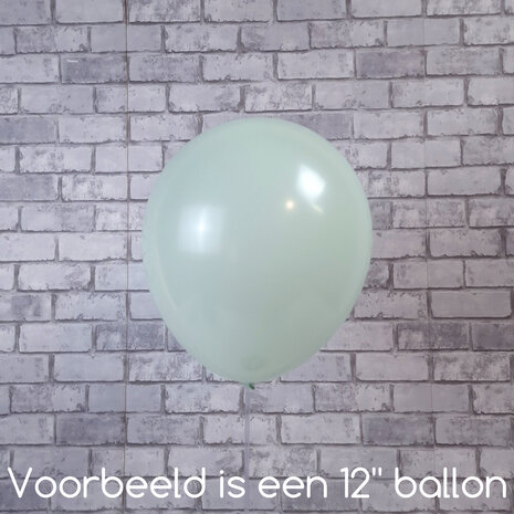 Mooideco - Macaron Honey Dew Anagram ballonnen 12 inch helium ballonnen