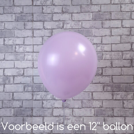 Mooideco - Macaron Lilac Anagram ballonnen 12 inch helium ballonnen