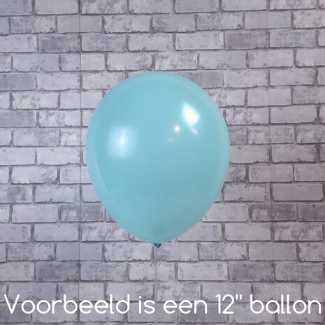 Mooideco - Macaron Mint Anagram ballonnen 18 inch grote helium ballonnen