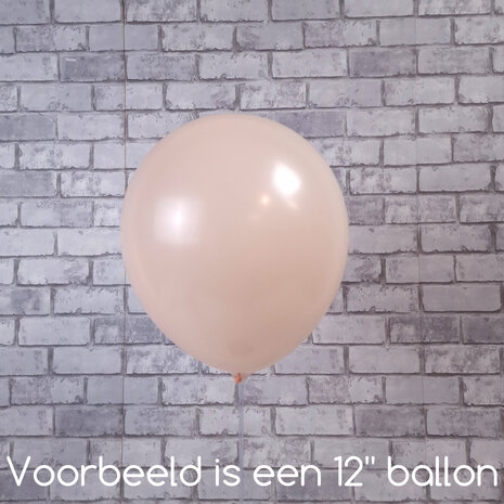 Mooideco - Macaron Peach Anagram ballonnen 5 inch