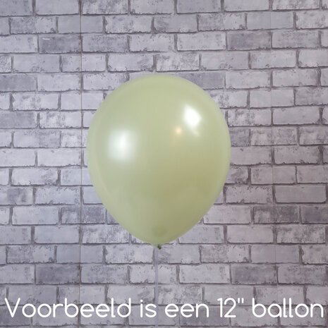 Mooideco - Macaron Pistachio Anagram ballonnen 18 inch grote helium ballonnen