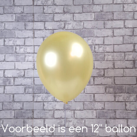 Mooideco - Pearl Light Yellow Anagram ballonnen 24 inch grote helium ballonnen