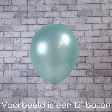 Mooideco - Pearl Mint Green Anagram ballonnen 24 inch grote helium ballonnen