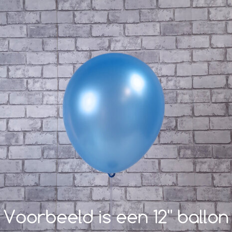 Mooideco - Pearl Pastel Blue Anagram ballonnen 18 inch grote helium ballonnen