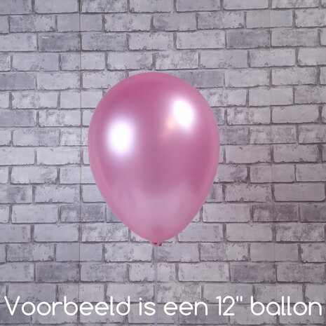 Mooideco - Pearl Pretty Pink Anagram ballonnen 24 inch grote helium ballonnen