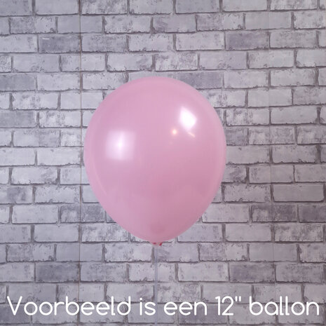 Mooideco - Standard Pink Anagram ballonnen 5 inch