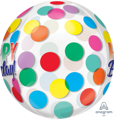Happy Birthday Orbz Big Dots anagram