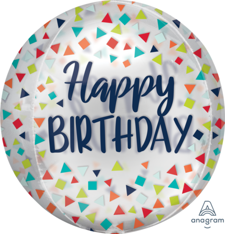 Orbz - Reason to celabrate - Happy Birthday - Clear Film - 16 inch - G20 Anagram (1)