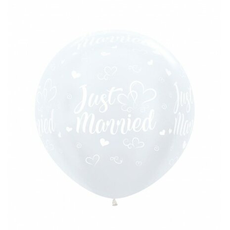 Mooideco - R24 - Just Married Hearts - Pearl White - Sempertex (2)