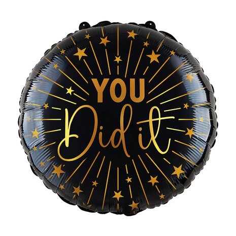 You did it - geslaagd - WFP - 18 inch (1)