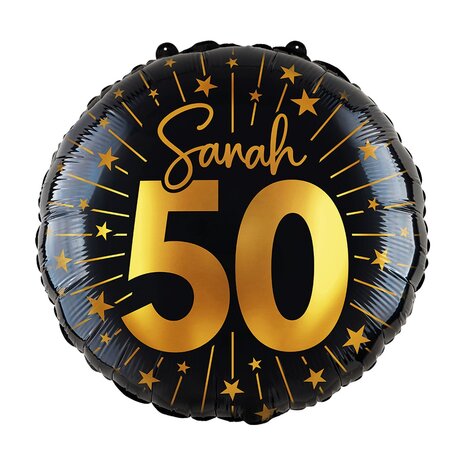 Sarah 50 - Happy Birthday - WFP - 18 inch (1)