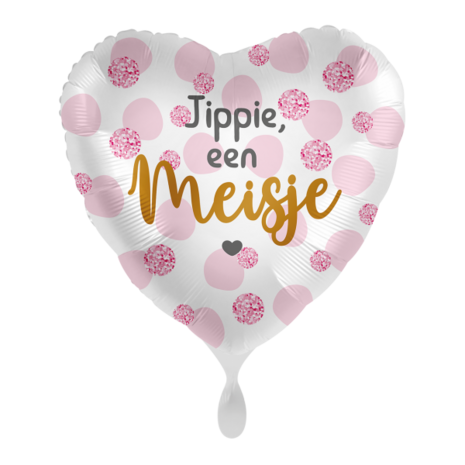 Mooideco - Jippie een meisje - 18 inch - Everloon 