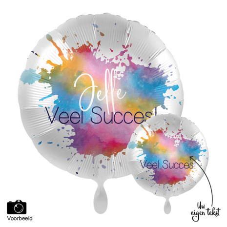 Mooideco - Veel succes personaliseer het! - 18 inch - everloon (1)