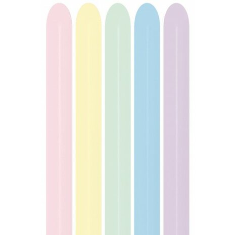 Mooideco - 260 - Pastel matte assortiment - 600 - 50 stuks 