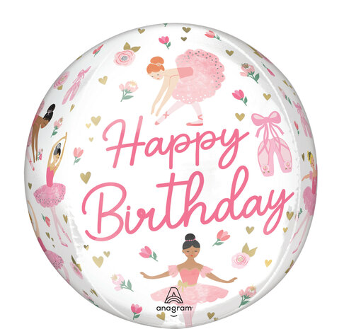 Mooideco - Happy Birthday Ballerina - Orbz - 16 inch - G20 Anagram