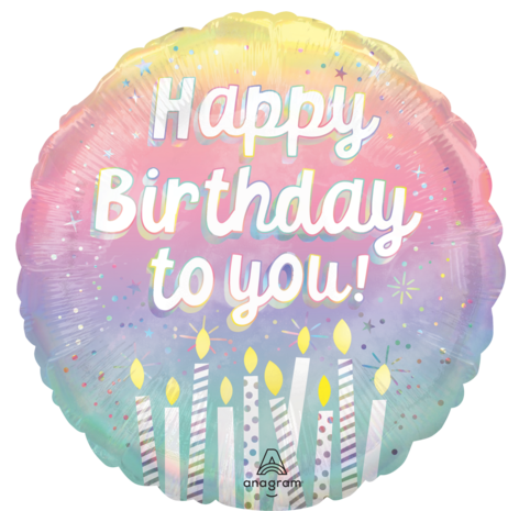 Mooideco - Pearlised Birthday - Happy birthday - 18 inch - S55 Anagram