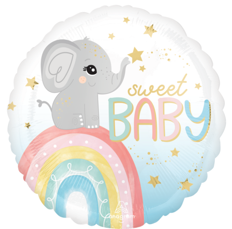Mooideco - Satin Baby Elephant - Baby - 9 inch - A15 Anagram