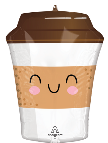 Mooideco - Sippy Friends Coffee to Go - 21 inch - P35 Anagram Balloons