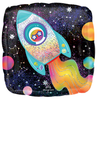 Mooideco - Outer space Rocket - 18 inch - S55 Anagram Balloons