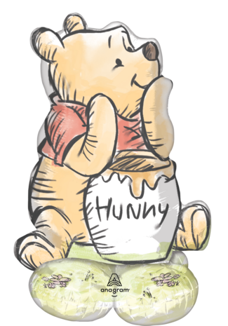 Mooideco - Airloonz junior - Winnie the Pooh - Disney - 36 inch - P60 Anagram Balloons
