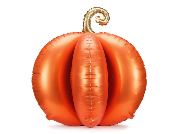 Standing 3D Pumpkin Foil Balloon &ndash; 90 x 90 cm - Partydeco (1)