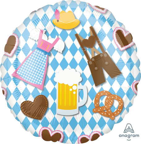 Bierfest rond - oktoberfest - 18 inch - S40 Anagram (1)