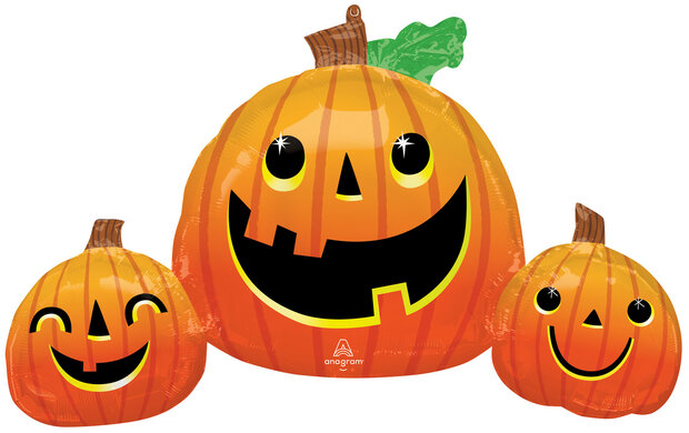 Pumpkin Trio - Halloween - 35inch - P35 Anagram (1)