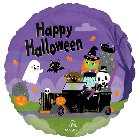 Monster Mingle Halloween - Standard Circle - Halloween - 18 inch - S40 - Anagram(1)